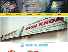 Tablet Screenshot of daunhotbachkhoa.com